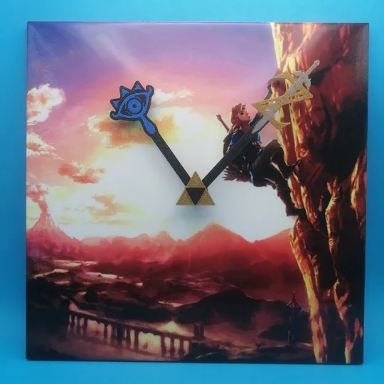 The Legend of Zelda Breath of the Wild design 2 Ceramic Tile Wall Clock