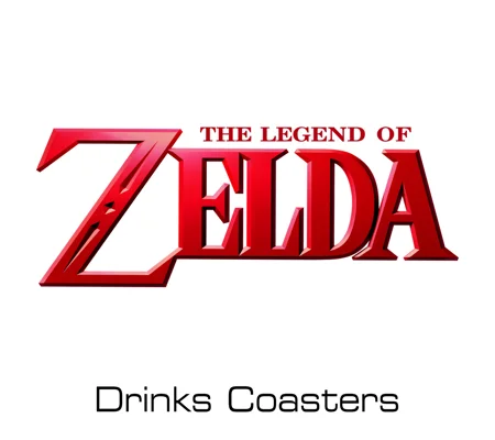 The Legend of Zelda drinks coasters