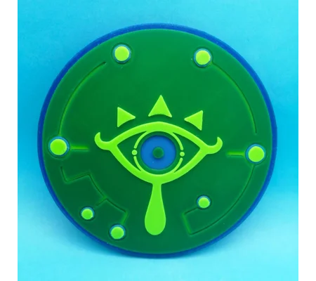 The Legend of Zelda - Sheikah Emblem 3D Printed Drinks Coaster