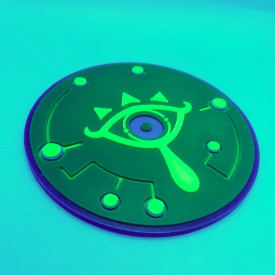 The Legend of Zelda - Sheikah Emblem 3D Printed Drinks Coaster