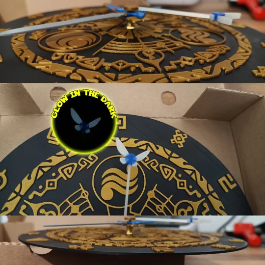 The Legend of Zelda - TriForce 3D Printed Clock
