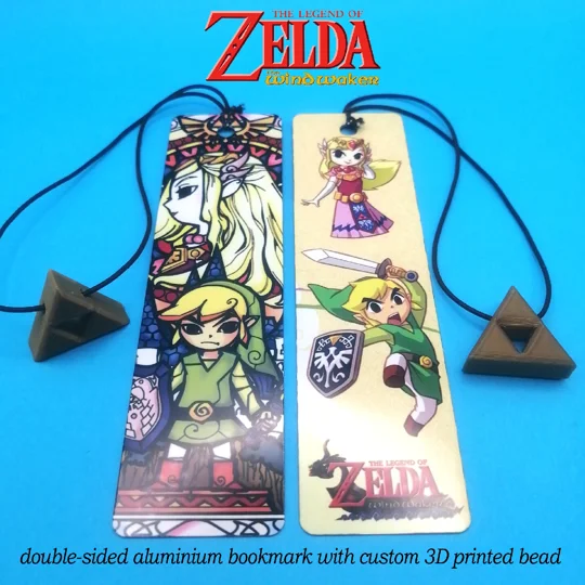 The Legend of Zelda Aluminium Bookmarks