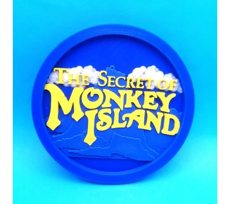 The Secret of Monkey Island 3D Printed Drinks Coaster