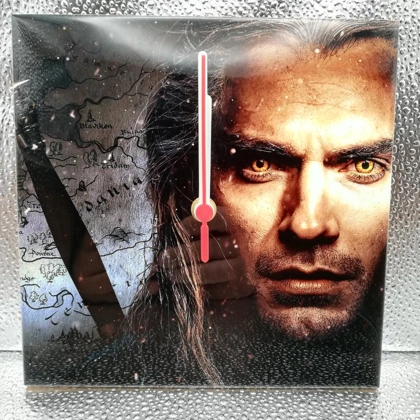 The Witcher Ceramic Tile Wall Clock - Henry Cavill