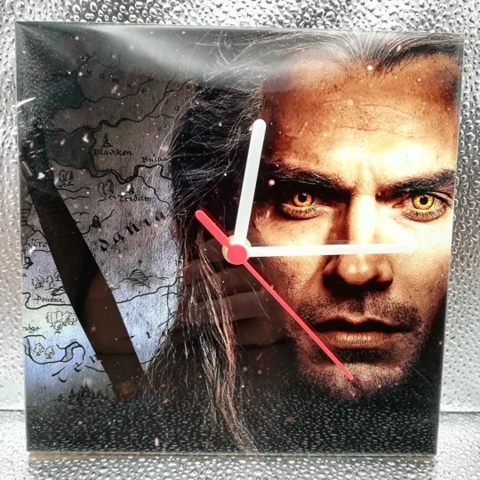 The Witcher Ceramic Tile Wall Clock - Henry Cavill