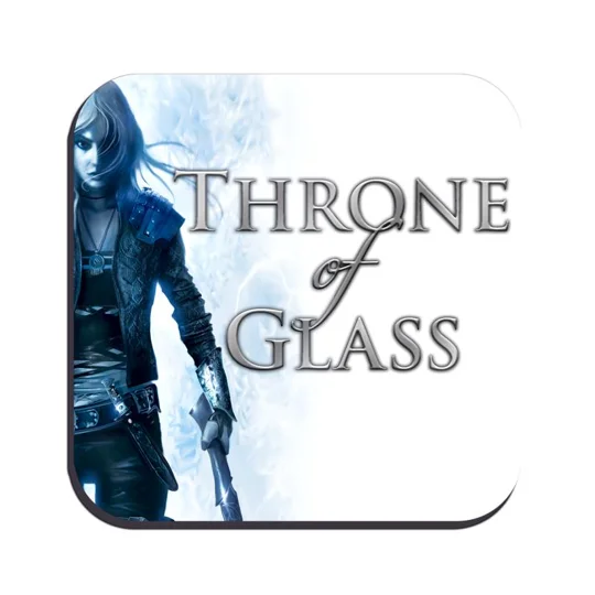 Throne of Glass bookmark and drinks coaster Set