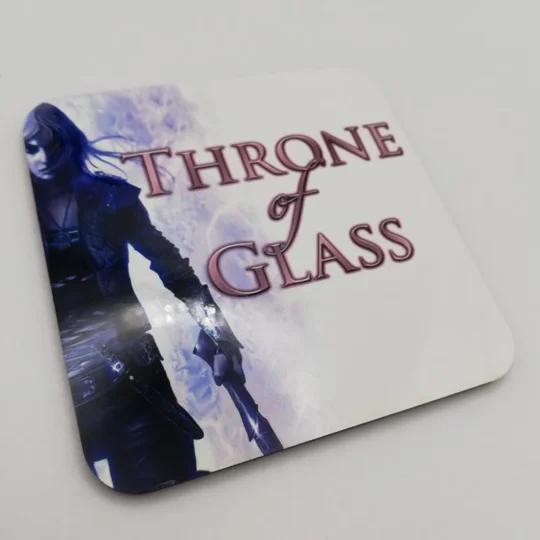 Throne of Glass bookmark and drinks coaster Set
