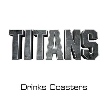Titans drinks coasters