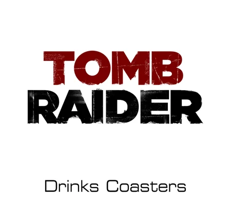 Tomb Raider drinks coasters