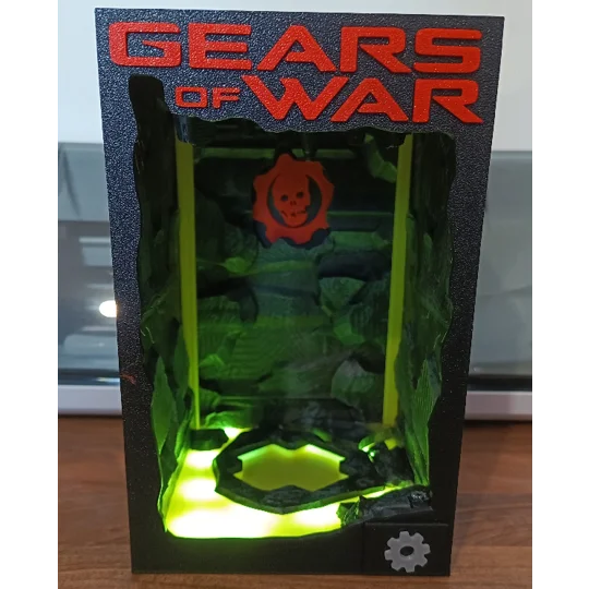 Totaku Figure Display - Gears of War Inspired Underground Imulsion Pit Nook