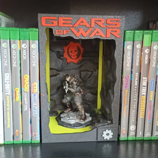 Totaku Figure Display - Gears of War Inspired Underground Imulsion Pit Nook