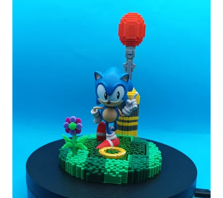Totaku Sonic the Hedgehog display base 1