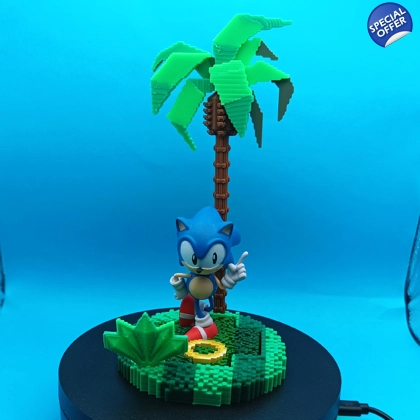 Totaku Sonic the Hedgehog display base 2 Totaku Sonic the Hedgehog display base 2