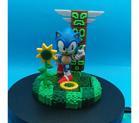 Totaku Sonic the Hedgehog display base 3