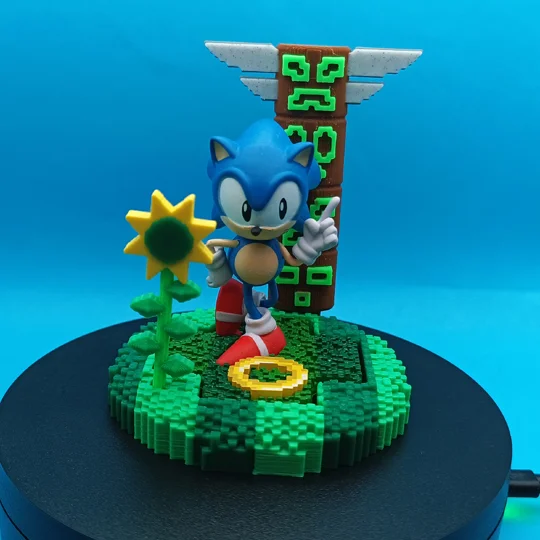 Totaku Sonic the Hedgehog display base 3