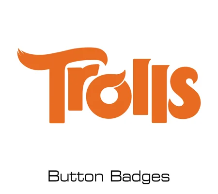 Trolls button badges