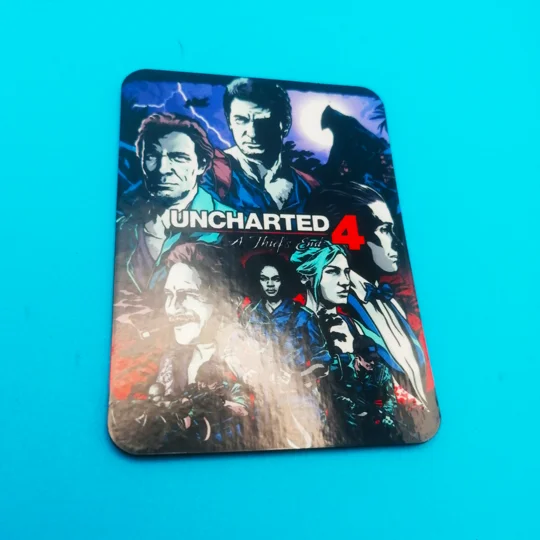 Uncharted 4 A Thief's End Glitter Full Magnetic Back Magnet