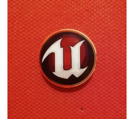 Unreal logo pin