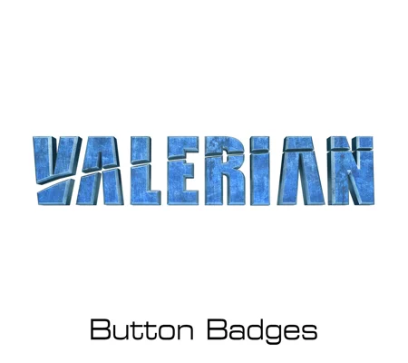 Valerian button badges