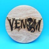 Marvel Venom laser engraved drinks coa..