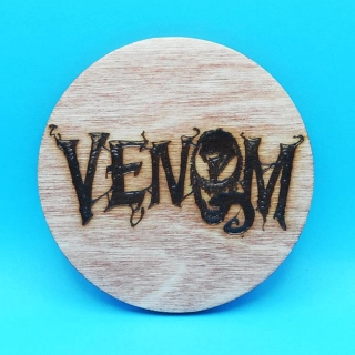 Marvel Venom laser engr..