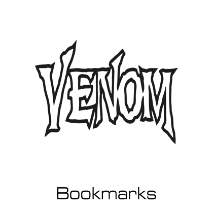 Venom bookmarks Venom bookmarks