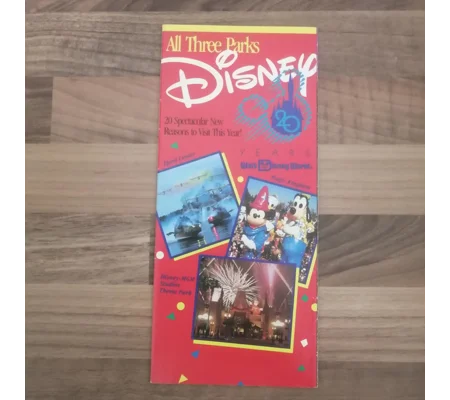 Walt Disney World 20 Magical Years - All Three Parks broacher