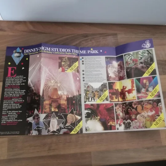 Walt Disney World 20 Magical Years - All Three Parks broacher