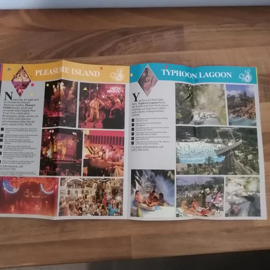 Walt Disney World 20 Magical Years - All Three Parks broacher