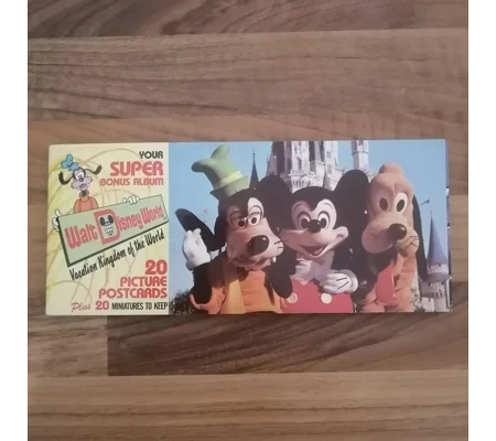 Walt Disney World - 20 Picture Postcards booklet