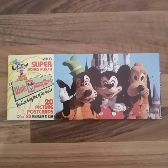 Walt Disney World - 20 Picture Postcards booklet
