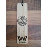 Westworld laser engraved bookmark