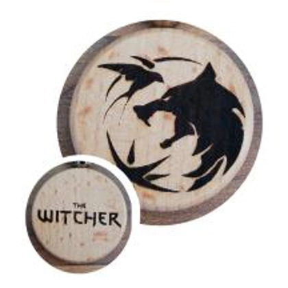 The Witcher laser engraved keyring