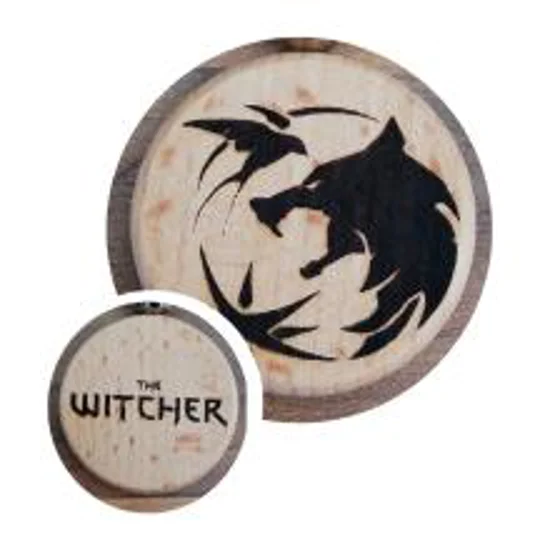 The Witcher laser engraved keyring