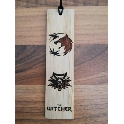 The Witcher laser engraved bookmark The Witcher laser engraved bookmark