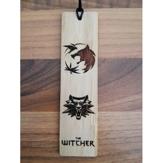 The Witcher laser engraved bookmark