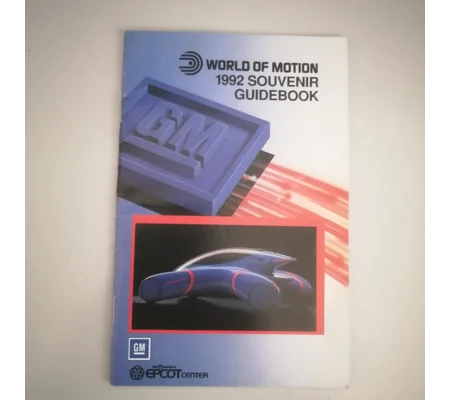 World of Motion 1992 Souvenir Guidebook - EPCOT Center