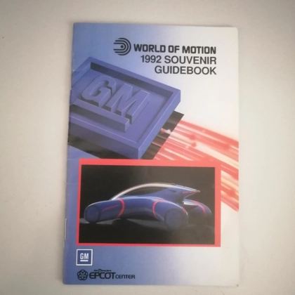 World of Motion 1992 Souvenir Guidebook - EPCOT Center World of Motion 1992 Souvenir Guidebook - EPCOT Center