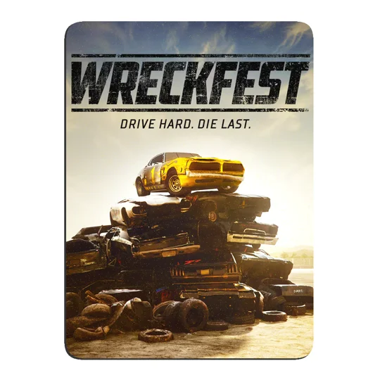 Wreckfest (2018) Glitter Full Magnetic Back Magnet