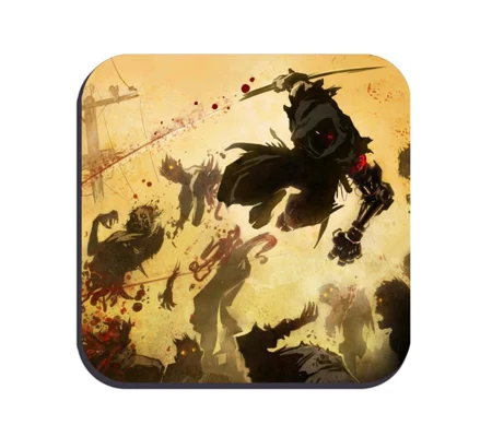 Yaiba Ninja Gaiden Z drinks coaster