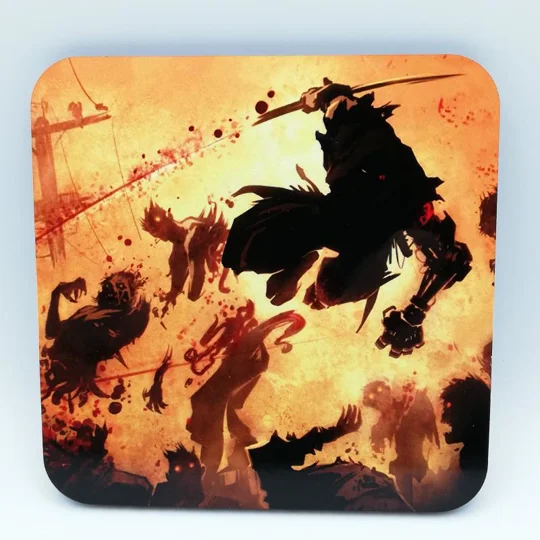 Yaiba Ninja Gaiden Z drinks coaster