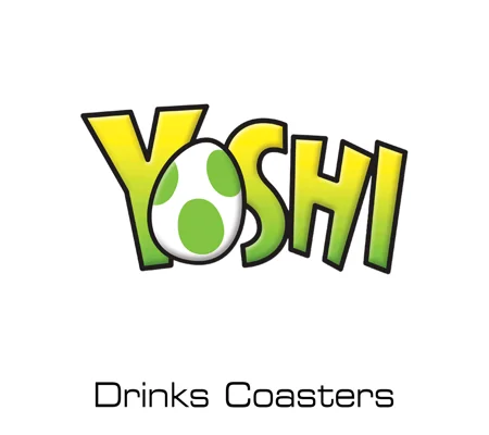 Yoshi drinks coasters