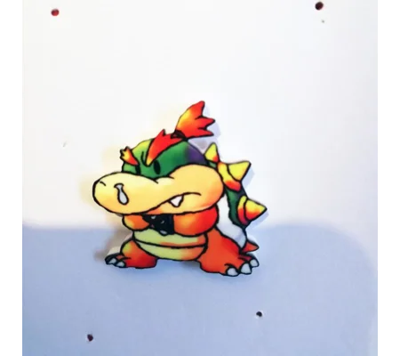 Yoshi's Island - Baby Bowser pin badge