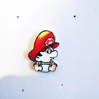 Yoshi's Island - Baby Mario pin badge Yoshi's Island - Baby Mario pin badge
