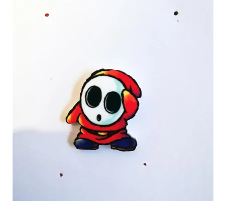 Yoshi's Island - Shy Guy pin badge