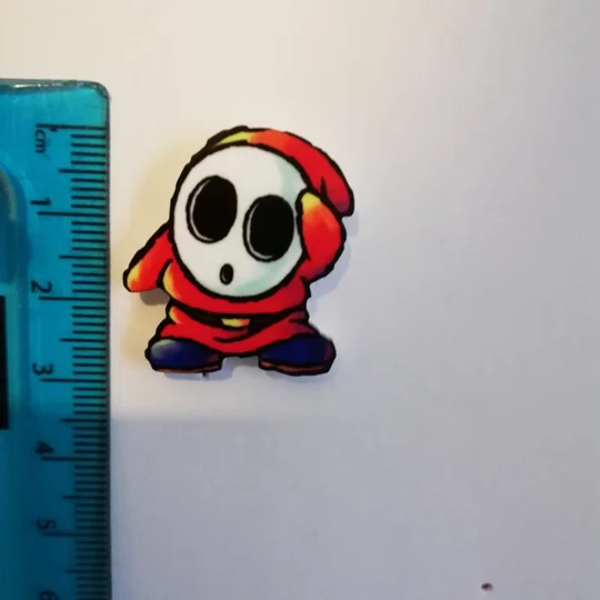 Yoshi's Island - Shy Guy pin badge
