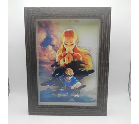 Legend of Zelda 3D shadow box