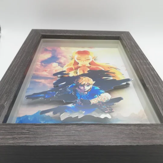 Legend of Zelda 3D shadow box