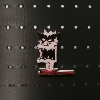 Zombie Axed pin badge -..