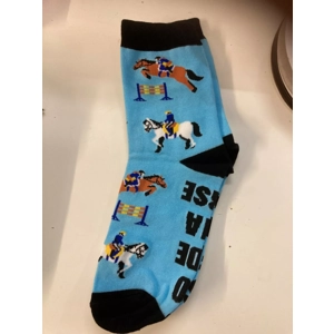 1 pair Girls/Ladies Horse theme socks